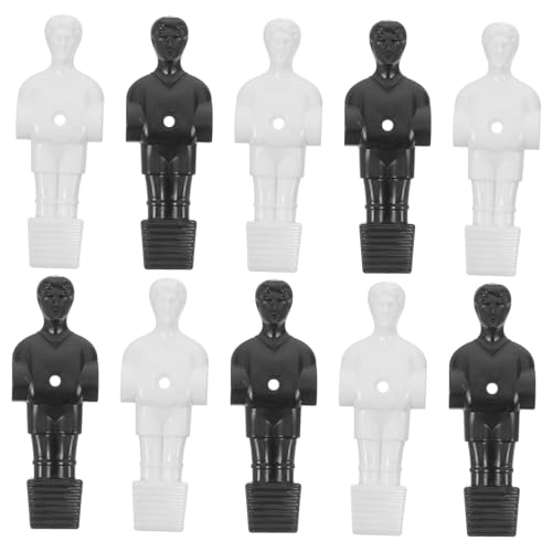INOOMP 10 Stück Tischfußball Maschinen Zubehör Tischfußballfigur Tischfußballspieler Statue Tischfußballmänner Ersatz Tischfußballtisch Ersatzteile Tischfußballspieler Modelle Die von INOOMP