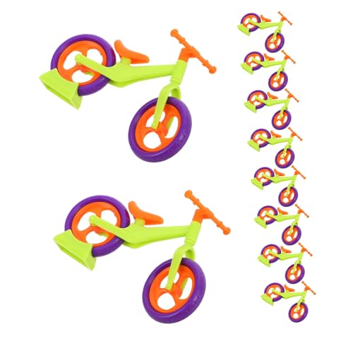 INOOMP 10 Stücke Finger Bike Modelle Miniatur Fahrrad Miniatur Kunststoff INOOMP 10 Stücke Finger Bike Modelle Miniatur Fahrrad Miniatur Kunststoff von INOOMP