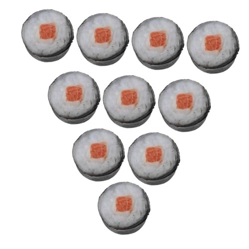 INOOMP 10stücke Miniatur Sushi Spielzeug Set Teiliges Set Realistischen Künstlichen Lebensmitteln Für Und Kreative Küchendekoration Für -projekte Und Mädchen Rollenspiele INOOMP 10stücke Miniatur Sushi Spielzeug Set Teiliges Set Realistischen Künstlichen Lebensmitteln Für Und Kreative Küchendekoration Für -projekte Und Mädchen Rollenspiele von INOOMP