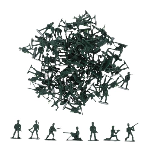 INOOMP 100 Stück Miniatur Soldaten Figuren Militärspielzeug für Rollenspiele Miniatur Garten Schulprojekte und Sandtische Robustes Plastik Detailgetreu INOOMP 100 Stück Miniatur Soldaten Figuren Militärspielzeug für Rollenspiele Miniatur Garten Schulprojekte und Sandtische Robustes Plastik Detailgetreu von INOOMP