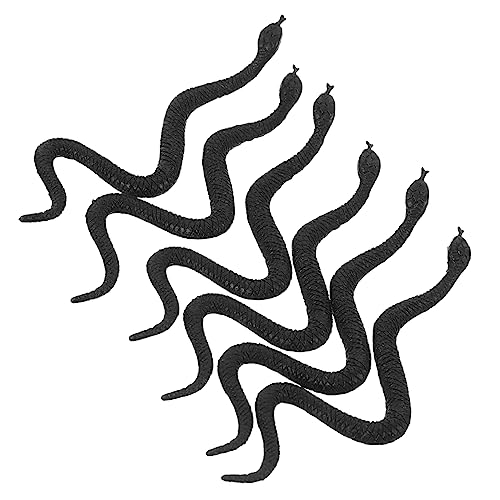 INOOMP 100 Stück Nachgemachtes Schlangenspielzeug Mini-Schlange Kniffliges Schlangenspielzeug Falsche Schlange Schlangenfiguren Spielzeugschlangen Halloween-Schlange Biegsam Plastik Black INOOMP 100 Stück Nachgemachtes Schlangenspielzeug Mini-Schlange Kniffliges Schlangenspielzeug Falsche Schlange Schlangenfiguren Spielzeugschlangen Halloween-Schlange Biegsam Plastik Black von INOOMP