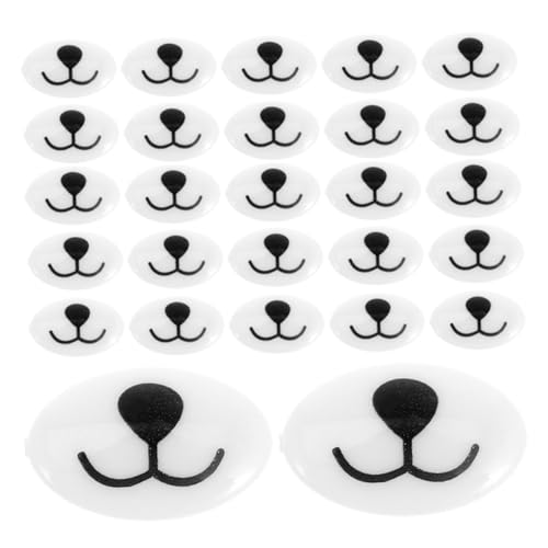 INOOMP 100 Stück Nase Handgemachte Häkelnase Tierische Nase Nasenschmuck Zubehör Für Die Puppenherstellung Füllen Sie Stofftiere Mit Sicherheitsmaterialien Puppenmund Acryl Weiß INOOMP 100 Stück Nase Handgemachte Häkelnase Tierische Nase Nasenschmuck Zubehör Für Die Puppenherstellung Füllen Sie Stofftiere Mit Sicherheitsmaterialien Puppenmund Acryl Weiß von INOOMP