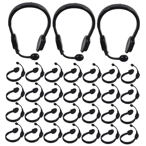 INOOMP 100 Stück Puppenhaus Headset Accessoires Mini Ente Simulation Headset Prop Simulierter Kopfhörer Headset -Dekoration Puppendekor Puppenkopfhörermodell DIY Zubehör Plastik Schwarz INOOMP 100 Stück Puppenhaus Headset Accessoires Mini Ente Simulation Headset Prop Simulierter Kopfhörer Headset -Dekoration Puppendekor Puppenkopfhörermodell DIY Zubehör Plastik Schwarz von INOOMP