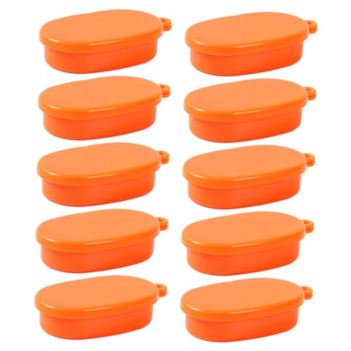 INOOMP 10Er Schachtel entzückendes Kinderspielzeug Landschaftsschmuck Miniatur -Stütze Miniaturhaus Kit Schaufenster Requisit DIY hintergrundversorgung Plastik Orange INOOMP 10Er Schachtel entzückendes Kinderspielzeug Landschaftsschmuck Miniatur -Stütze Miniaturhaus Kit Schaufenster Requisit DIY hintergrundversorgung Plastik Orange von INOOMP