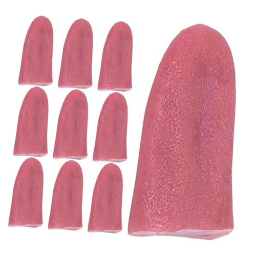 INOOMP 10Stücke Realistische Gefälschte Zungen für Halloween Streiche Elastische Cosplay Requisiten Schaurige Dekoration für Party und Theateranwendungen Sicher INOOMP 10Stücke Realistische Gefälschte Zungen für Halloween Streiche Elastische Cosplay Requisiten Schaurige Dekoration für Party und Theateranwendungen Sicher von INOOMP