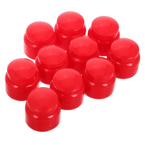 INOOMP 10stücke Bolzenabdeckung Mutternabdeckungen Kugelkopfabdeckungen Kunststoff-steckerkappen Sicherheitsabdeckungen Schalter-auslaufschutz Knopfknopfabdeckungen Lagerstaubkappen von INOOMP