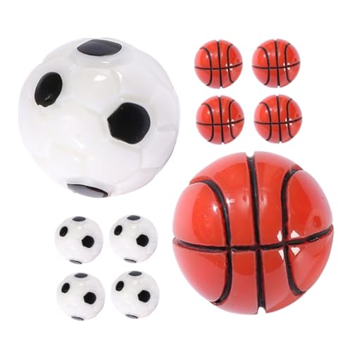 INOOMP 10Stücke Teiliges Miniatur Fußball und Basketball Dekore für Puppenhäuser Langlebige Moos Mikrolandschaftsornamente für Kreative Dekorationen INOOMP 10Stücke Teiliges Miniatur Fußball und Basketball Dekore für Puppenhäuser Langlebige Moos Mikrolandschaftsornamente für Kreative Dekorationen von INOOMP