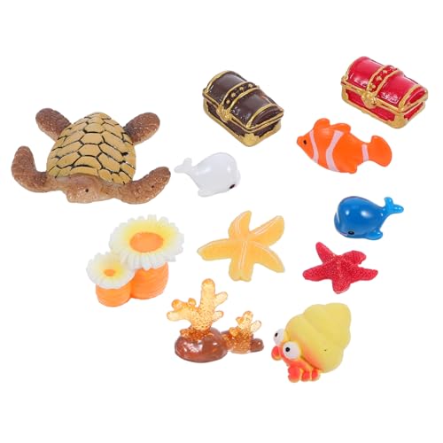 INOOMP 11 Stück Miniaturstranddekoration Puppenhaus-Gadgets Dekorationen für Strandkuchen Strandzubehör für Puppen Mini-Puppenhaus-Zubehör Cupcake-Topper am Strand Miniaturszene Harz INOOMP 11 Stück Miniaturstranddekoration Puppenhaus-Gadgets Dekorationen für Strandkuchen Strandzubehör für Puppen Mini-Puppenhaus-Zubehör Cupcake-Topper am Strand Miniaturszene Harz von INOOMP