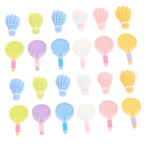 INOOMP 12sätze Miniatur Badminton Schläger Realistische Spielzeuge Für -Dollhouse-Dekorationen Kreative Fotorequisiten Und Kinderzimmer-Accessoires Für Bastelprojekte Und Partys INOOMP 12sätze Miniatur Badminton Schläger Realistische Spielzeuge Für -Dollhouse-Dekorationen Kreative Fotorequisiten Und Kinderzimmer-Accessoires Für Bastelprojekte Und Partys von INOOMP