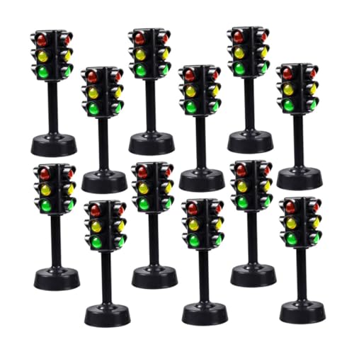 INOOMP 12 Stück Ampel Modell Mini Verkehrsschild Lampe Ampel Kreuzungslicht Spielfigur Ampeln Kleinkindspielzeug Kinderspielzeug Kinderspielzeug Abs Schwarz INOOMP 12 Stück Ampel Modell Mini Verkehrsschild Lampe Ampel Kreuzungslicht Spielfigur Ampeln Kleinkindspielzeug Kinderspielzeug Kinderspielzeug Abs Schwarz von INOOMP