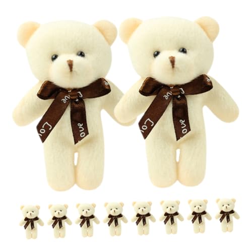 INOOMP 12 Stück Bär Schlüsselanhänger Tragen Plüschtier-anhänger Kuscheltier Multipack Plüsch Kleiner Bär Puppe Dekorativ Miniatur Kleiner Ausgestopfter Bär Bären Beige Pp Baumwolle INOOMP 12 Stück Bär Schlüsselanhänger Tragen Plüschtier-anhänger Kuscheltier Multipack Plüsch Kleiner Bär Puppe Dekorativ Miniatur Kleiner Ausgestopfter Bär Bären Beige Pp Baumwolle von INOOMP