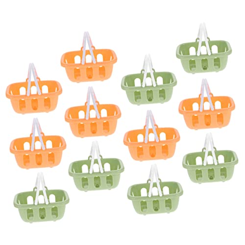 INOOMP 12 Stück Einkaufskorb- Körbe Kinderkorb kleine Körbchen Mini-Aufbewahrungskorb zarter Mini-Einkaufswagen Mini-Korb basteln Kleiner Spielzeugkorb Plastik INOOMP 12 Stück Einkaufskorb- Körbe Kinderkorb kleine Körbchen Mini-Aufbewahrungskorb zarter Mini-Einkaufswagen Mini-Korb basteln Kleiner Spielzeugkorb Plastik von INOOMP