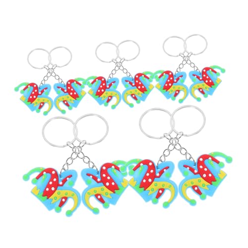 INOOMP 12 Stück Figuren-schlüsselanhänger Schlüsselbund Clown-schlüssel Gefälligkeiten Für Zirkuspartys Lustiger Schlüsselanhänger Mit Anhänger Rucksackschlüsselkette Pvc INOOMP 12 Stück Figuren-schlüsselanhänger Schlüsselbund Clown-schlüssel Gefälligkeiten Für Zirkuspartys Lustiger Schlüsselanhänger Mit Anhänger Rucksackschlüsselkette Pvc von INOOMP