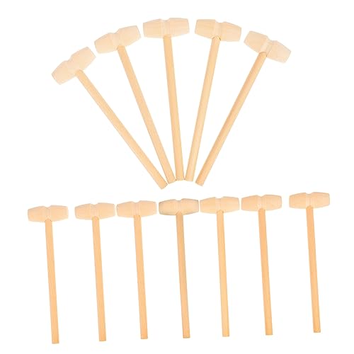 INOOMP 12 Stück Kleine Hammerspielzeug Spielzeughammer Kleines Hammerspielzeug Minihämmer Zum Basteln Kleiner Hammer Minihammer Holzhammer Für Schokolade Hölzern INOOMP 12 Stück Kleine Hammerspielzeug Spielzeughammer Kleines Hammerspielzeug Minihämmer Zum Basteln Kleiner Hammer Minihammer Holzhammer Für Schokolade Hölzern von INOOMP