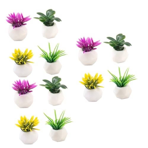 INOOMP 12 Stück Mini-Pflanzenmodell dekorativ Mikrolandschaftsblume eingetopft Miniaturpflanzen simuliert klein Miniaturblumen für Puppenhäuser Mini-Gartenzubehör Mini- - Harz INOOMP 12 Stück Mini-Pflanzenmodell dekorativ Mikrolandschaftsblume eingetopft Miniaturpflanzen simuliert klein Miniaturblumen für Puppenhäuser Mini-Gartenzubehör Mini- - Harz von INOOMP
