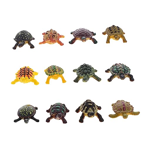 INOOMP 12 Stück Simuliertes Schildkrötenmodell Mini-Schildkrötenfiguren Schildkrötenmodell für Schildkrötenspielzeug für kleine Schildkrötenfigur Plastik INOOMP 12 Stück Simuliertes Schildkrötenmodell Mini-Schildkrötenfiguren Schildkrötenmodell für Schildkrötenspielzeug für kleine Schildkrötenfigur Plastik von INOOMP