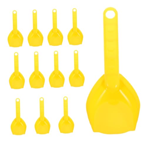 INOOMP 12 Stück Strandschaufelspielzeug Kinderschaufel Schaufelspielzeug für Beach Toys for gartenwerkzeug Reise sandspielzeug Strandschaufel für Plastik Yellow INOOMP 12 Stück Strandschaufelspielzeug Kinderschaufel Schaufelspielzeug für Beach Toys for gartenwerkzeug Reise sandspielzeug Strandschaufel für Plastik Yellow von INOOMP