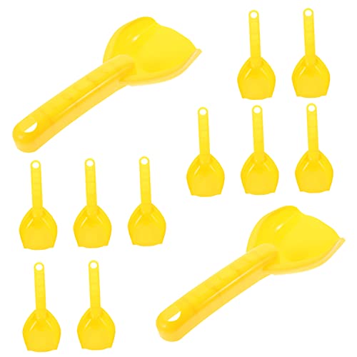 INOOMP 12 Stück Strandschaufelspielzeug klein Schaufel Scoop groß gartenwerkzeug sandspielzeug Kinderschaufeln zum Graben Graben Plastik Yellow INOOMP 12 Stück Strandschaufelspielzeug klein Schaufel Scoop groß gartenwerkzeug sandspielzeug Kinderschaufeln zum Graben Graben Plastik Yellow von INOOMP