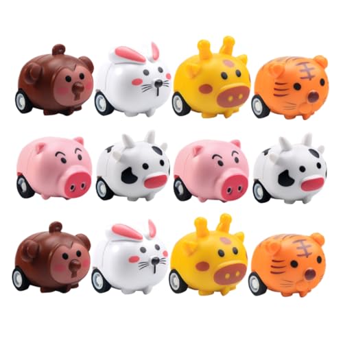 INOOMP 12 Stück Süße Tiger Zugautos Für Mini Cartoon Fahrzeugspielzeug Reibungsbetriebene Fahrzeuge Partygeschenke Für Kindergartenaktivitäten Für Kleinkinder Im Vorschulalter INOOMP 12 Stück Süße Tiger Zugautos Für Mini Cartoon Fahrzeugspielzeug Reibungsbetriebene Fahrzeuge Partygeschenke Für Kindergartenaktivitäten Für Kleinkinder Im Vorschulalter von INOOMP