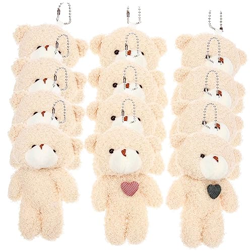 INOOMP 12 Stück Teddybären -ornamente Tragen Ausgestopft Mini Party Fuzzy -spielzeuganhänger Schlüsselanhänger Mit Bärenanhänger Niedlicher Bären -rucksackschlüsselbund Plüsch INOOMP 12 Stück Teddybären -ornamente Tragen Ausgestopft Mini Party Fuzzy -spielzeuganhänger Schlüsselanhänger Mit Bärenanhänger Niedlicher Bären -rucksackschlüsselbund Plüsch von INOOMP