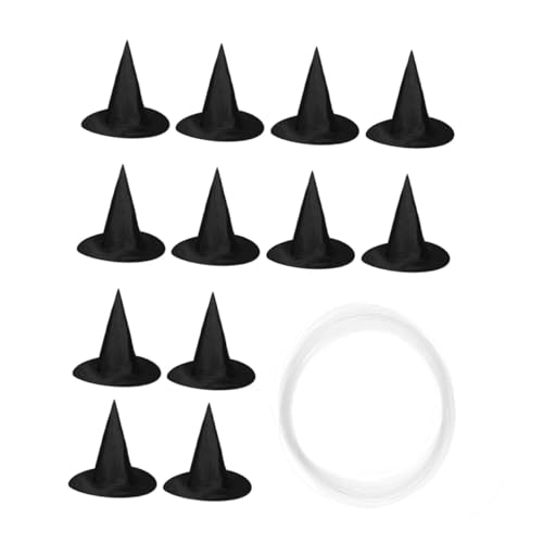 INOOMP 12 Stück Teiliges Halloween Hexenhut Deko- Leichter Stoff und Robuster Hängende Zauberhüte für Innen Außen Schnelle Montage für Halloween Partys Karneval und Cosplay INOOMP 12 Stück Teiliges Halloween Hexenhut Deko- Leichter Stoff und Robuster Hängende Zauberhüte für Innen Außen Schnelle Montage für Halloween Partys Karneval und Cosplay von INOOMP