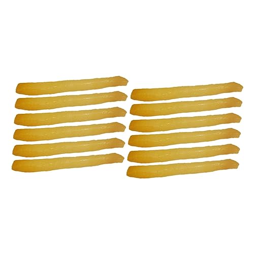 INOOMP 12 Stück gefälschtes Lebensmittelmodell Plastik Chips wohnungsdeko Realistische Chips-Modelle deko für Fenster friesier Kopf fritöz knifflige Requisiten Simulationschips-Modell PVC von INOOMP