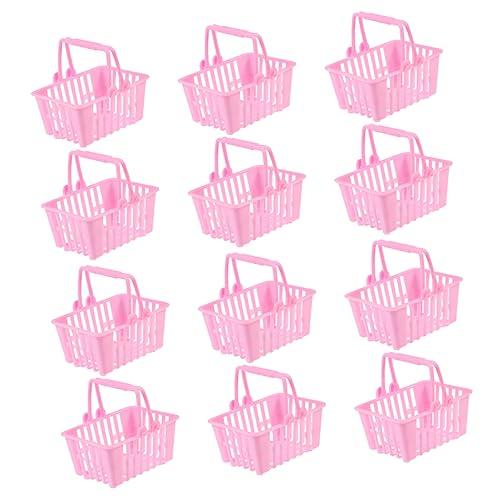 INOOMP 12 Teiliges Einkaufskorb Lebensmittelkorb Für Körbe Kinderspielzeug Mini Korb Lebensmittelkorb Kleinkindspielzeug Mini Lebensmittelparty Mini Einkaufskorb Für Rosa INOOMP 12 Teiliges Einkaufskorb Lebensmittelkorb Für Körbe Kinderspielzeug Mini Korb Lebensmittelkorb Kleinkindspielzeug Mini Lebensmittelparty Mini Einkaufskorb Für Rosa von INOOMP