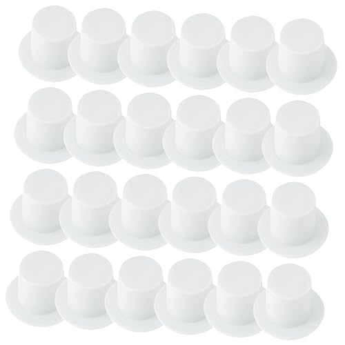 INOOMP 120 Stück Clownhutschmuck Mini Kappen Party bunt Puppen-Zylinder Zylinder für Zylinder basteln Handwerk Zylinder weihnachtsmütze dekoration Plastik Weiß INOOMP 120 Stück Clownhutschmuck Mini Kappen Party bunt Puppen-Zylinder Zylinder für Zylinder basteln Handwerk Zylinder weihnachtsmütze dekoration Plastik Weiß von INOOMP