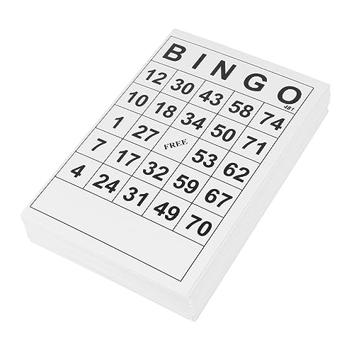 INOOMP 120 Stück Lustige Bingo Karten Partyspiel für Erwachsene und Interessante Bingo Papierblätter für Familienfeiern und Spieleabende für Unvergesslichen Spaß INOOMP 120 Stück Lustige Bingo Karten Partyspiel für Erwachsene und Interessante Bingo Papierblätter für Familienfeiern und Spieleabende für Unvergesslichen Spaß von INOOMP