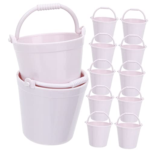 INOOMP 15 Stück Eimerspielzeug Partybevorzugungseimer Mini-Hauseimer künstliche Mini-Eimer Kleine Eimer Miniatur-Eimer-Ornament Behälter für Partygeschenke Mini-Garteneimer Plastik Weiß INOOMP 15 Stück Eimerspielzeug Partybevorzugungseimer Mini-Hauseimer künstliche Mini-Eimer Kleine Eimer Miniatur-Eimer-Ornament Behälter für Partygeschenke Mini-Garteneimer Plastik Weiß von INOOMP