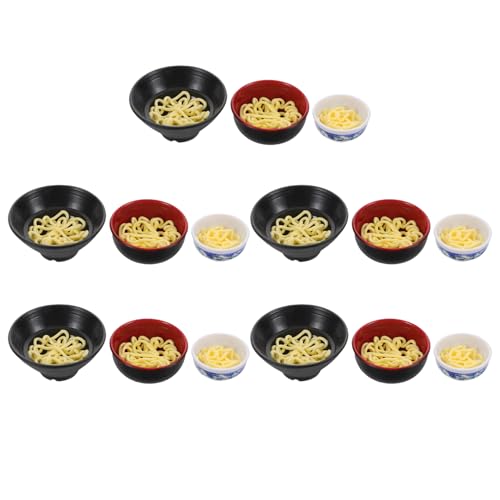 INOOMP 15 Stück Ramen-Schüssel- Römische Nudelschüssel Instant Nudelschale Miniaturfutterspielzeug Künstliches Essen süße Ramenschale Miniaturessen für Puppenhaus Plastik INOOMP 15 Stück Ramen-Schüssel- Römische Nudelschüssel Instant Nudelschale Miniaturfutterspielzeug Künstliches Essen süße Ramenschale Miniaturessen für Puppenhaus Plastik von INOOMP