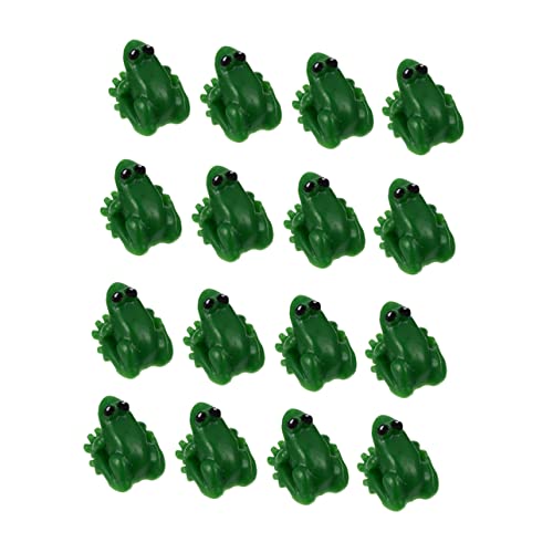 INOOMP 16 Stück Kleine Froschdekoration Frosch Zeug Puppenhaus-Miniaturfrösche Froschfigur Mini Kleiner Frosch Miniaturdekoration kleine Tierfiguren Puppenhaus Frosch Miniaturen Harz Grün INOOMP 16 Stück Kleine Froschdekoration Frosch Zeug Puppenhaus-Miniaturfrösche Froschfigur Mini Kleiner Frosch Miniaturdekoration kleine Tierfiguren Puppenhaus Frosch Miniaturen Harz Grün von INOOMP