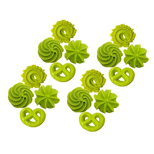 INOOMP 16 Stück Lebensmittel- Sortiert künstlich Gebäck Nachtisch groß Mini spielzeuge für realistisches Dessert Bäckerei Plätzchen Dekoration PVC Green INOOMP 16 Stück Lebensmittel- Sortiert künstlich Gebäck Nachtisch groß Mini spielzeuge für realistisches Dessert Bäckerei Plätzchen Dekoration PVC Green von INOOMP