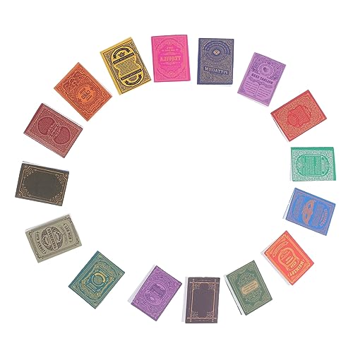 INOOMP 16 Stück Mini Klassisches Notizbuch Mini Kleine Bücher Miniatur Puppenhausbuch Puppenhausbuch Leere Bücher Miniaturbücher Modell Miniaturbücher Für Puppenhausminiaturen INOOMP 16 Stück Mini Klassisches Notizbuch Mini Kleine Bücher Miniatur Puppenhausbuch Puppenhausbuch Leere Bücher Miniaturbücher Modell Miniaturbücher Für Puppenhausminiaturen von INOOMP