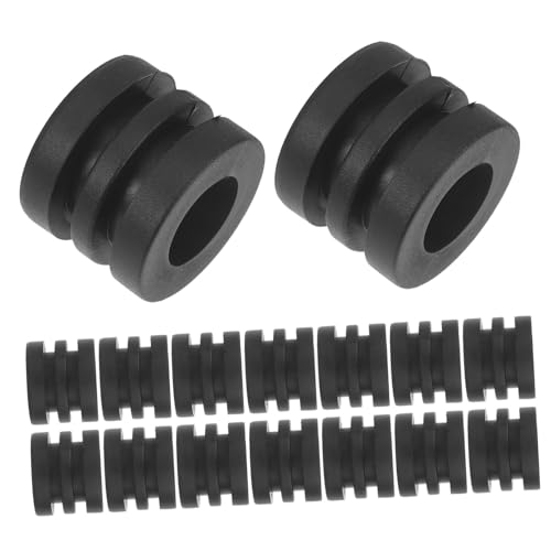 INOOMP 16 Stück Teiliges Tischfußball Stangenpuffer aus Kunststoff Foosball Bumper für Standard Kickertische Einfache Installation Langlebig und Praktisch Ersatzteile für Tischfußball von INOOMP