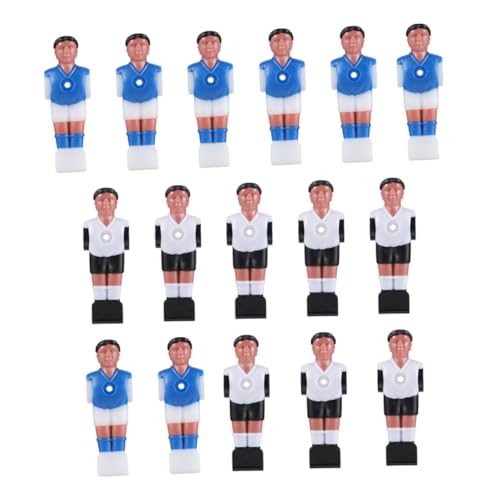 INOOMP Harzmaterial 16-teiliges Fußballspielzeug Robuste Und Austauschbare Tischfußballspieler Helle Farben von INOOMP