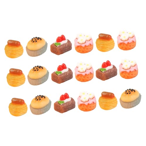 INOOMP 18Stücke Dessertmodelle Gefälschtes Küchenspielzeug für Puppenhaus Dekoration Kreatives Mini Kuchen Gemischtem Stil für Dekoration INOOMP 18Stücke Dessertmodelle Gefälschtes Küchenspielzeug für Puppenhaus Dekoration Kreatives Mini Kuchen Gemischtem Stil für Dekoration von INOOMP