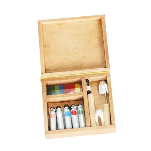 INOOMP 1Pc Box Mini Farbe Box Dekoration Mini Tisch DIY Modell Mini Möbel Holz INOOMP 1Pc Box Mini Farbe Box Dekoration Mini Tisch DIY Modell Mini Möbel Holz von INOOMP