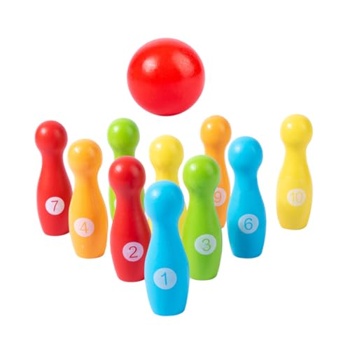 INOOMP 1Satz Bowling Pädagogisches Bowling für Fördert Hand Augen Koordination und Soziale Fähigkeiten für Indoor Spiele und Familienpartys INOOMP 1Satz Bowling Pädagogisches Bowling für Fördert Hand Augen Koordination und Soziale Fähigkeiten für Indoor Spiele und Familienpartys von INOOMP