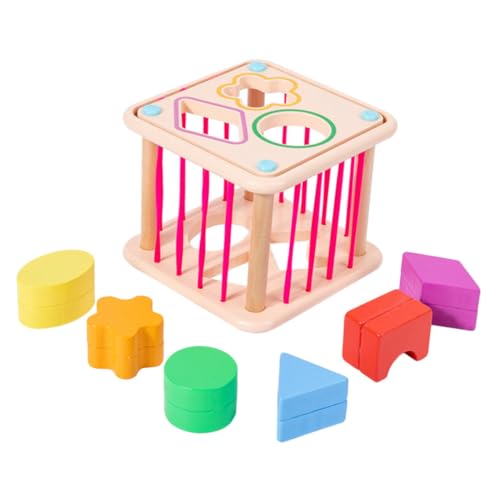 INOOMP 1Satz Holz Form Sortierer Bildungsform Sortierer für Sensorisches Fördert Motorische Fähigkeiten und Fantasie für Kleinkinder und Junge Mädchen Tragbar und Farbenfroh INOOMP 1Satz Holz Form Sortierer Bildungsform Sortierer für Sensorisches Fördert Motorische Fähigkeiten und Fantasie für Kleinkinder und Junge Mädchen Tragbar und Farbenfroh von INOOMP