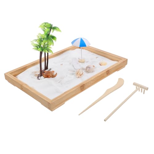 INOOMP 1Satz Mini Garten Sandkasten Kreatives Sandspielzeug für Stressabbau Meeresfiguren für Büro und Wohnraumdekoration von INOOMP