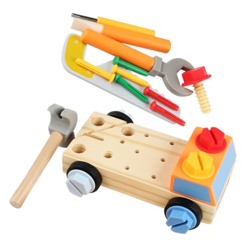 INOOMP 1Satz Montessori Schraubenzieherbrett für Pädagogisches Holzspielzeug Kreativität und Problemlösungsfähigkeiten Spielzeugautos zum Zusammenbauen Sicher INOOMP 1Satz Montessori Schraubenzieherbrett für Pädagogisches Holzspielzeug Kreativität und Problemlösungsfähigkeiten Spielzeugautos zum Zusammenbauen Sicher von INOOMP
