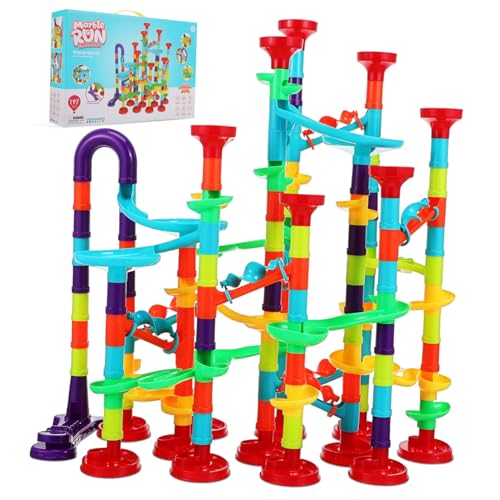INOOMP 1Satz Murmelbahn Bausteine Set für Interaktive Marmorbahn mit Kreatives Bauspielzeug Einfach zu Montieren Sicher und Vielseitig für Stundenlangen Spielspaß INOOMP 1Satz Murmelbahn Bausteine Set für Interaktive Marmorbahn mit Kreatives Bauspielzeug Einfach zu Montieren Sicher und Vielseitig für Stundenlangen Spielspaß von INOOMP