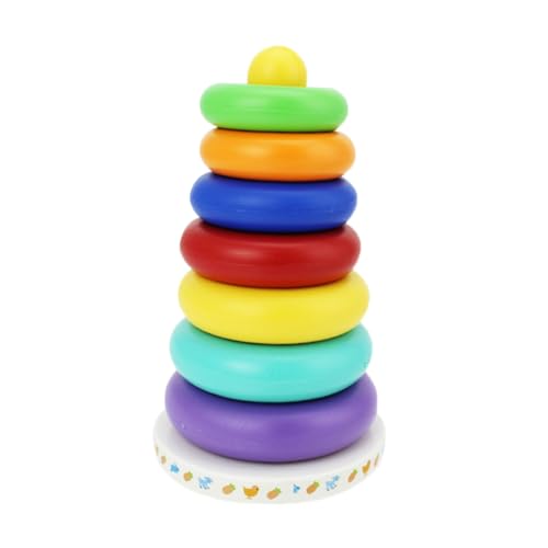 INOOMP 1Satz Ringstapelspielzeug für Kognitives Spielzeugset mit Klangfunktion für Frühe Bildung und Kreative Spielaktivitäten Fördert die Motorik INOOMP 1Satz Ringstapelspielzeug für Kognitives Spielzeugset mit Klangfunktion für Frühe Bildung und Kreative Spielaktivitäten Fördert die Motorik von INOOMP