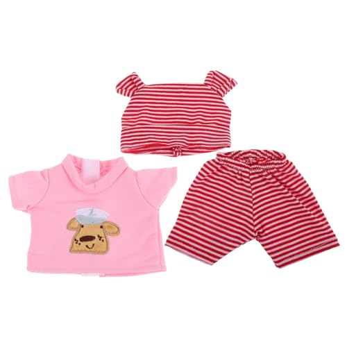 INOOMP 1Satz Wiederverwendbarer Puppenkleidung und Zubehör für Babyzubehör Fashion Puppenoutfits für Interaktive Pflegeleicht von INOOMP