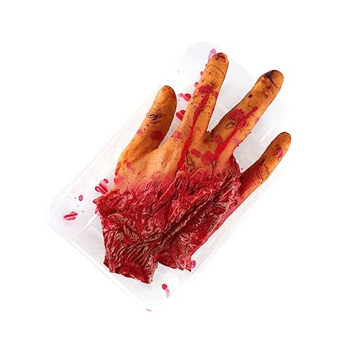 INOOMP 1Stück Halloween Dekoration Künstliches Menschliches Organ Finger Requisiten für Spukhaus Partybedarf Realistische Schaurige für Unvergessliche Feiern INOOMP 1Stück Halloween Dekoration Künstliches Menschliches Organ Finger Requisiten für Spukhaus Partybedarf Realistische Schaurige für Unvergessliche Feiern von INOOMP