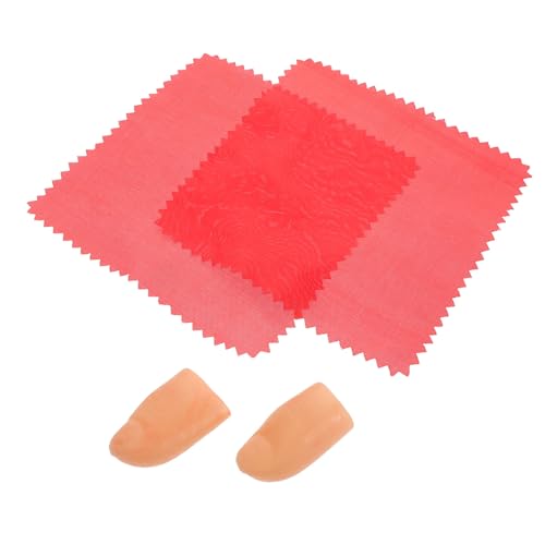 INOOMP 2 Sätze Fake Finger Zaubertrick Teile Tücher Finger Gimmicks für Lustige und Partys Vielseitig Einsetzbar aus Hautfreundlichem Material für Auftritte und Feiern INOOMP 2 Sätze Fake Finger Zaubertrick Teile Tücher Finger Gimmicks für Lustige und Partys Vielseitig Einsetzbar aus Hautfreundlichem Material für Auftritte und Feiern von INOOMP