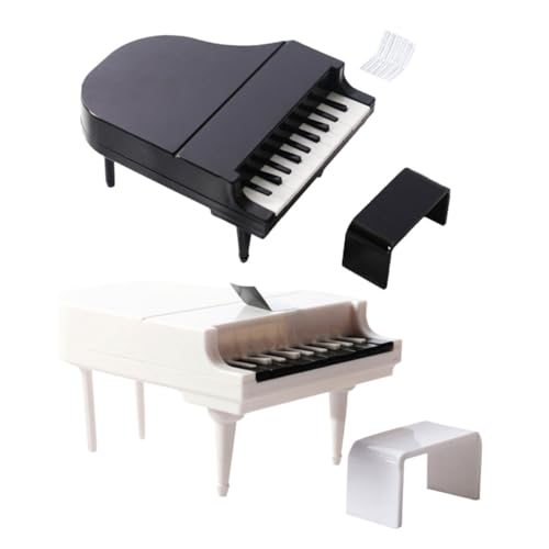 INOOMP 2 Sätze Klaviermodell Miniaturen Kleinkind Mini-Möbelmodell Miniaturmöbel Mini-Piano-Modell Mini-Klavierverzierung pp INOOMP 2 Sätze Klaviermodell Miniaturen Kleinkind Mini-Möbelmodell Miniaturmöbel Mini-Piano-Modell Mini-Klavierverzierung pp von INOOMP