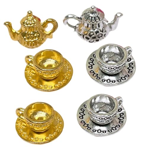 INOOMP 2 Sätze Miniatur - Kaffeetasse Set Miniatur -Dinge Miniatur -Teetasse Mini-Küchenzubehör Puppenhaus Teetasse puppenhaus zubehör mini Teezubehör Mini-Tassen Metall INOOMP 2 Sätze Miniatur - Kaffeetasse Set Miniatur -Dinge Miniatur -Teetasse Mini-Küchenzubehör Puppenhaus Teetasse puppenhaus zubehör mini Teezubehör Mini-Tassen Metall von INOOMP