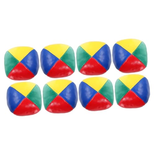 INOOMP 2 Sätze Pu Handgriffe Juggling Bälle Für Fängige Panel Bälle Für Anfänger Und Profis Interaktive Spielzeuge Für Outdoor Aktivitäten 4 Stücke * 2 von INOOMP